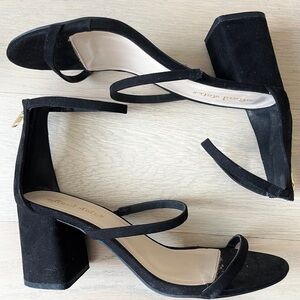 Alters State ladies 6.5 dress shoes Black Strappy Heels women’s suede sandals